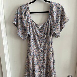 Women's Sienna Sky Floral Summer Dress - Size L